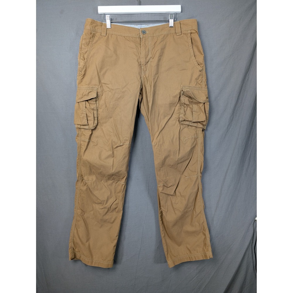 Columbia Men's Size 38x32 Cargo Pants Color Tan Brown